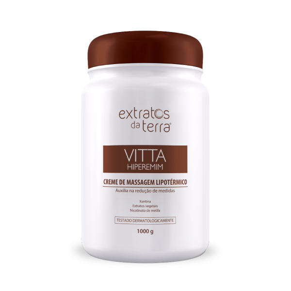 VITTA HIPEREMIM CREME DE MASSAGEM LIPOTÉRMICO 1000 G |