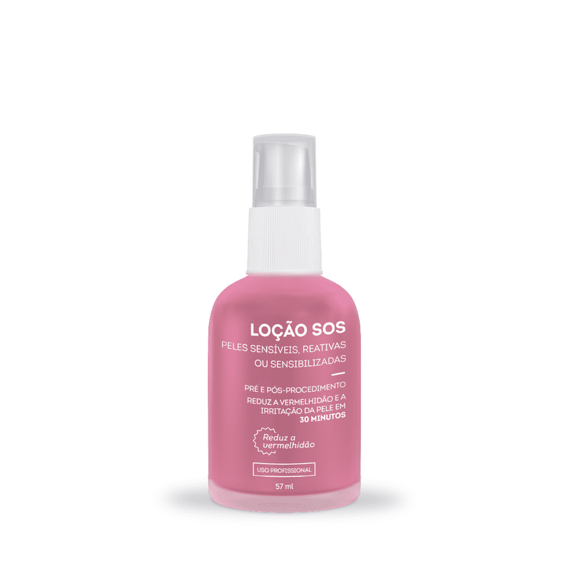 Loção SOS peles sensíveis, reativas ou sensibilizadas 57 ml | Dermocosmético Vegano