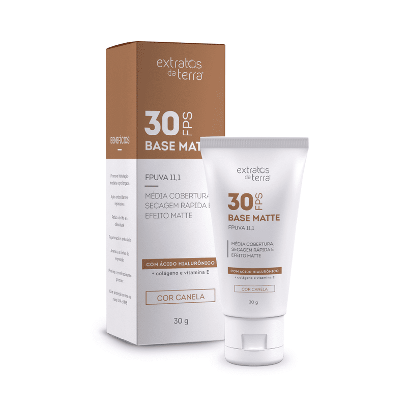 Base Matte - FPS 30 Canela 30g