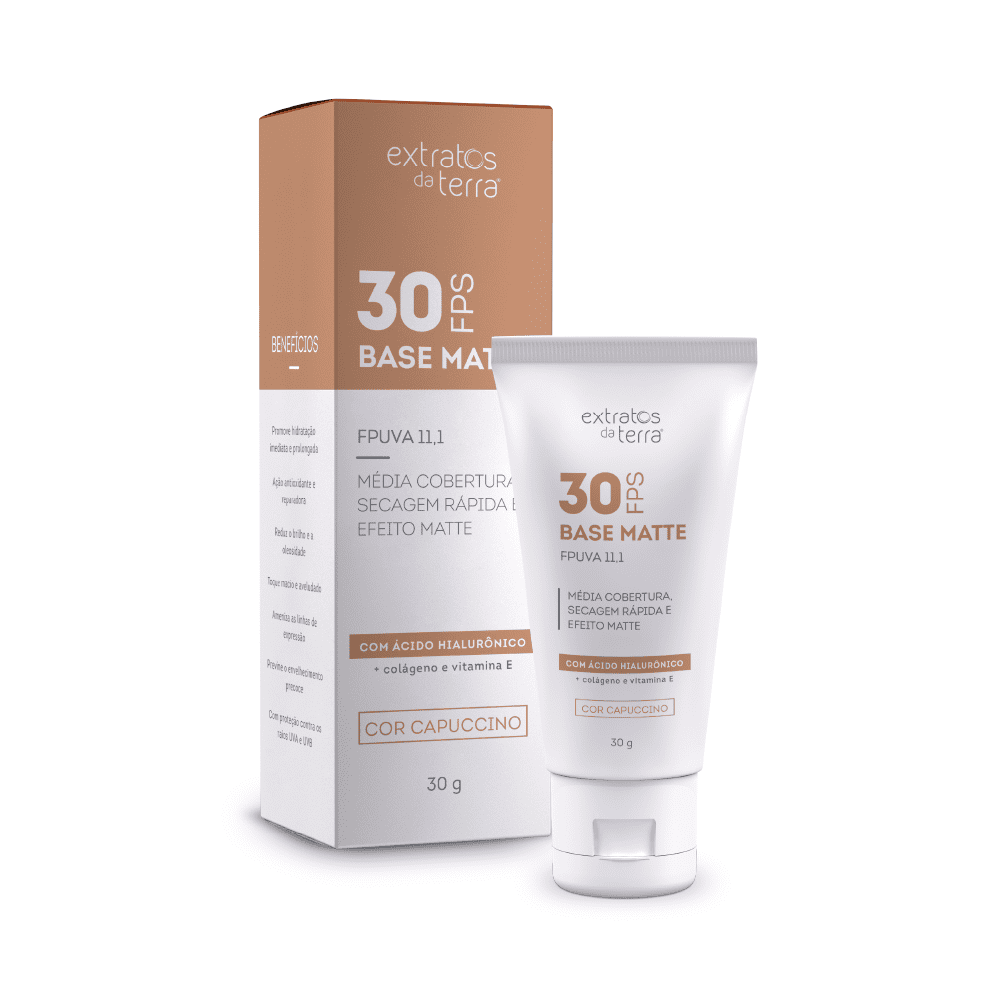 Base Matte - FPS 30 Capuccino 30g