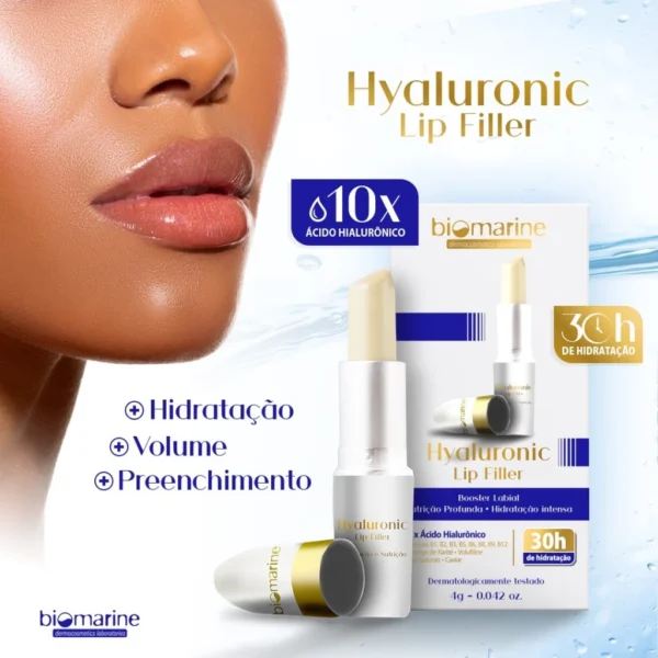Hyaluronic Lip Filler - Hidratante Labial 4g Biomarine - Imagem 3