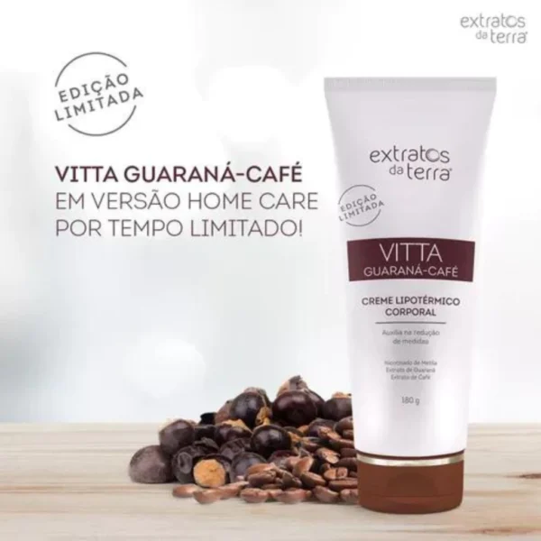 Vitta Guarana Café - Creme de Massagem 180g - Imagem 3