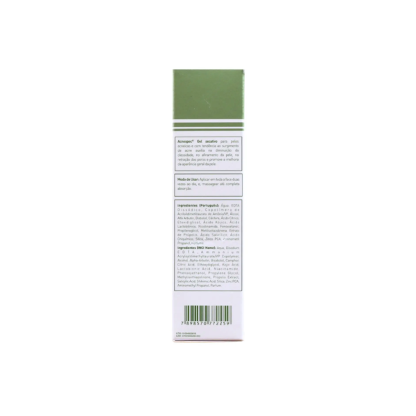 Acne Spec - Gel Secativo de Acne 30g - Imagem 3