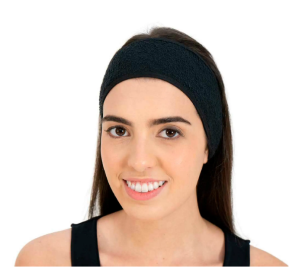 Faixa de Cabelo Atoalhada Com Velcro Santa Clara - Imagem 5