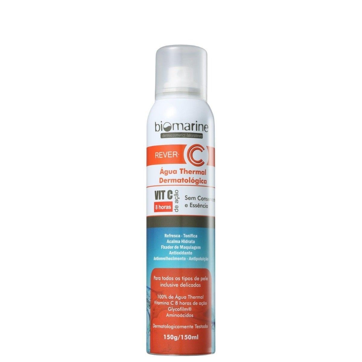 Rever C 150ml - Água Termal com Vitamina C Biomarine