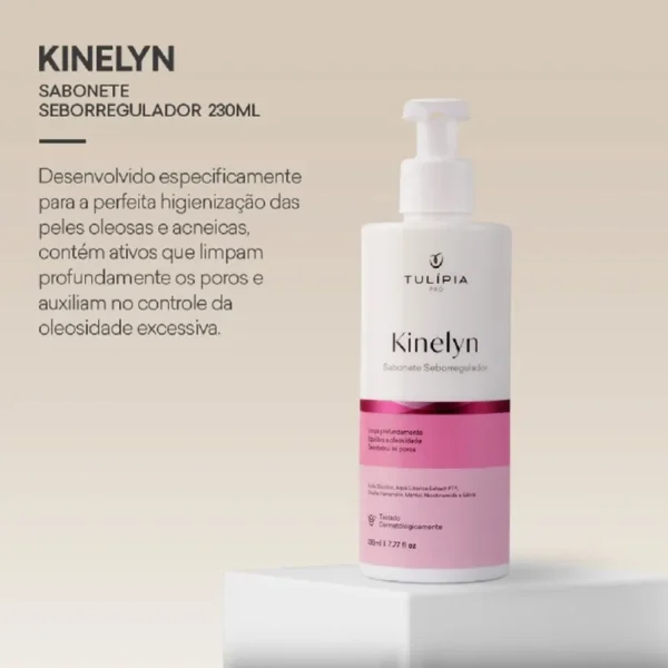 Kinelyn Sabonete Seborregulador  110ml ± 45 aplicações - Imagem 2