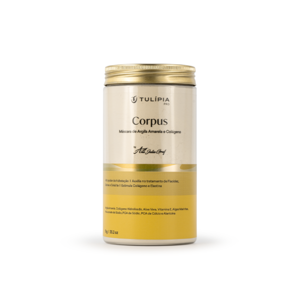Corpus Máscara de Argila Amarela e Colágeno  1kg ± 33 aplicações